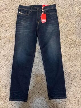 Diesel Men's Indigo Straight Leg Jeans